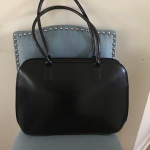 Leather computer bag